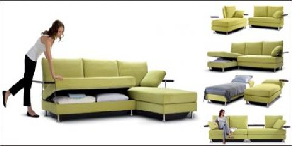 Những mẫu sofa “biến hình” bố trí cho nhà chật